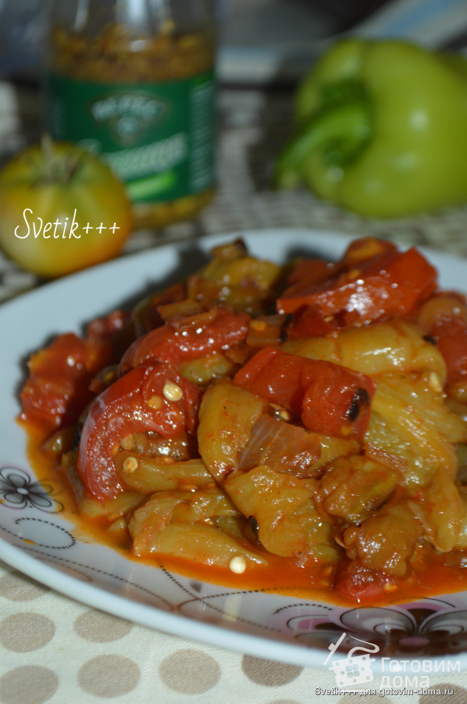 Свинина с помидорами и болгарским перцем — рецепты | Дзен