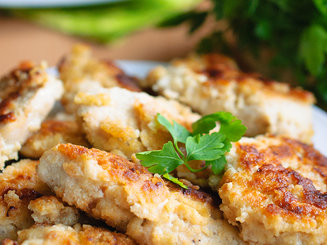 Куриные палочки хрустящие с соусом
