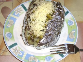 Запеченая картошка с начинкой