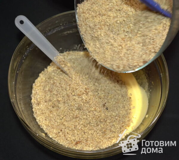Ореховый торт &quot;Снежинка&quot;, Без муки фото к рецепту 5