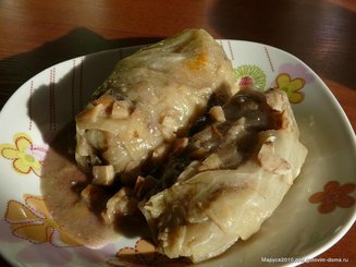 Голубцы с картофелем и грибами