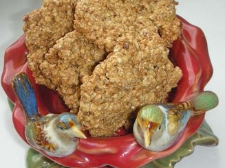 Карамелизированное овсяное печенье