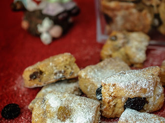 Рождественское  немецкое печенье "Mini-Stollen"