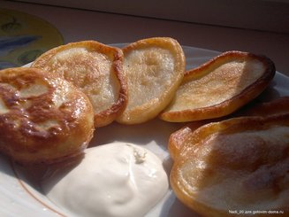 Оладьи на кефире (без яиц)