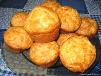 Маффины с сыром и беконом