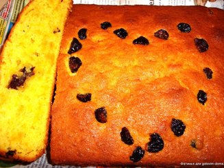 Тыквенный кекс с кокосом