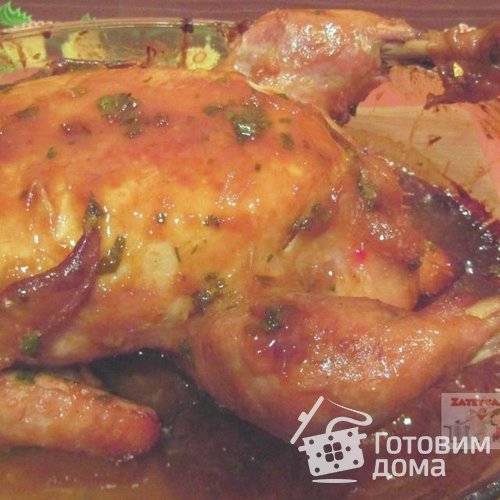 Курица в медово-горчичном маринаде