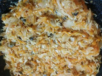 Солянка из капусты с шампиньонами