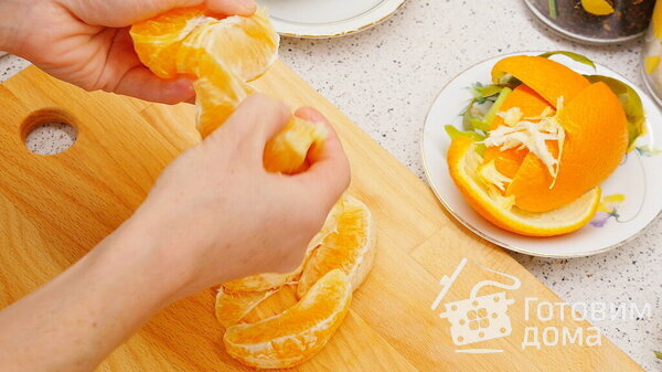 Противоавитаминозный смузи с мятой, апельсином, ананасом и манго фото к рецепту 6