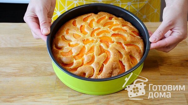 Пирог с абрикосами фото к рецепту 12