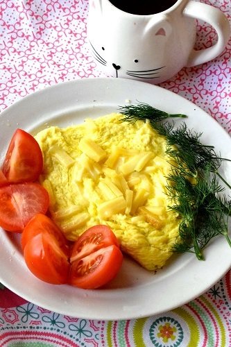 Яичница на пару по-швейцарски
