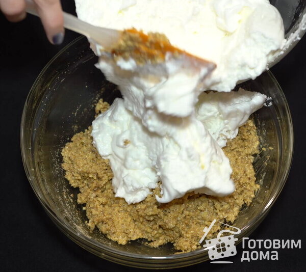 Ореховый торт &quot;Снежинка&quot;, Без муки фото к рецепту 8