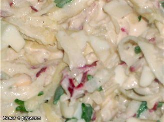 Салат с редисом