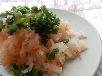 Капуста хрустящая квашеная