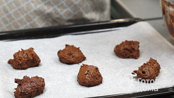 Шоколадное Печенье БРАУНИ с Трещинками фото к рецепту 6