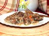 Гречневая каша с говядиной и грибами.