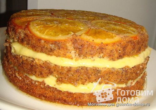 Апельсиновый торт с маком фото к рецепту 7