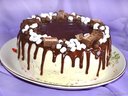 Шоколадный торт с малиновым и лимонным кремом от мандаринка++ Шоколадный торт с малиновым и лимонным кремом от мандаринка++