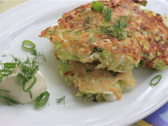 Капустные оладушки