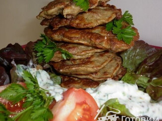 Печёночные рубленые котлетки