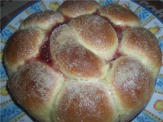 Булочки с наполнителем, запечённые в сливках - Rohrnudeln