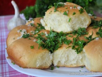 Пампушки чесночные