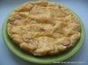 Сырный пирог с сосисками