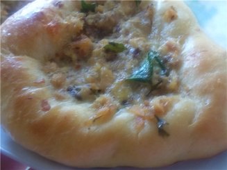 Булочки-сердечки с тунцом