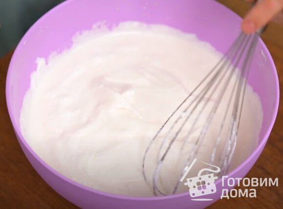 Волшебный пирог – при выпечке сам разделяется на бисквит и заварной крем фото к рецепту 4