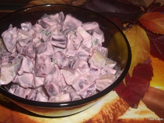 Салат из свеклы и огурцов