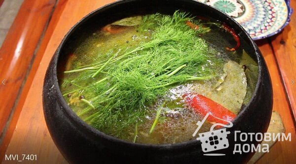 Шулюм в чугунке, вкусный томленый суп из перепелов! фото к рецепту 10