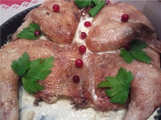 Цыплёнок табака по-шкмерски