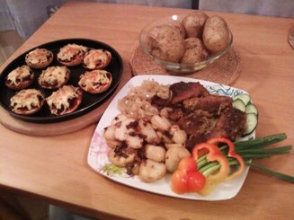 Шашлык в духовке на "луковой подушке"