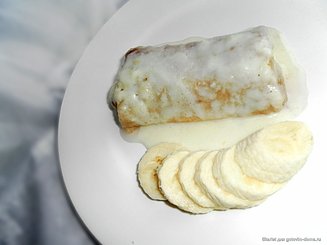 Блины творожные заварные