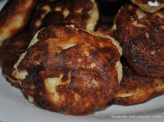 Сырники из творога с яблоками