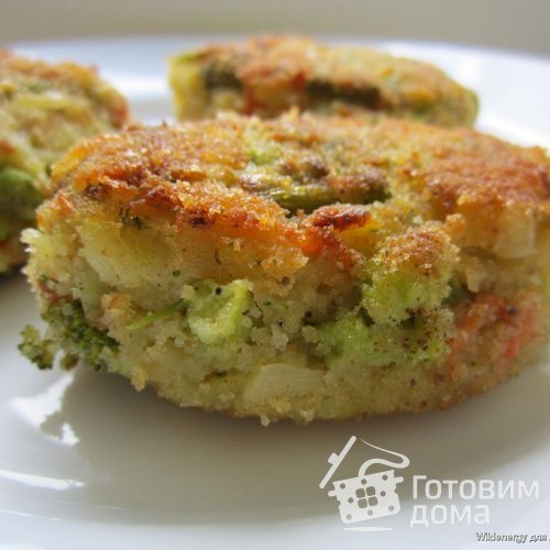 Котлеты из брокколи и картофеля