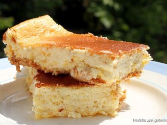 Нежная творожная запеканка (без муки и манки)