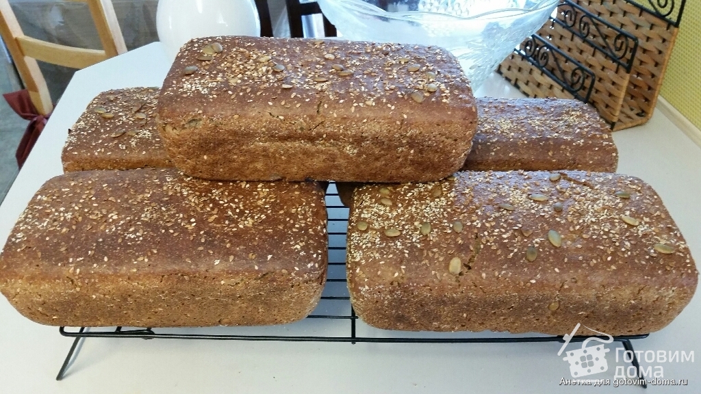 Хлеб дарницкий в духовке в домашних