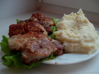 Рыба в луковом кляре