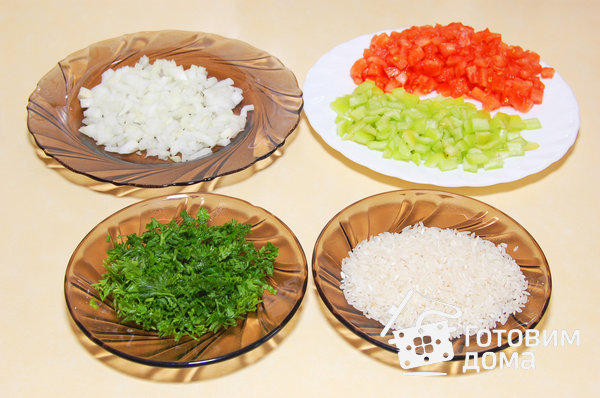 Легкий овощной суп с рисом фото к рецепту 1