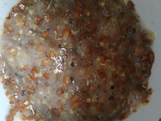 Льняная каша с финиками