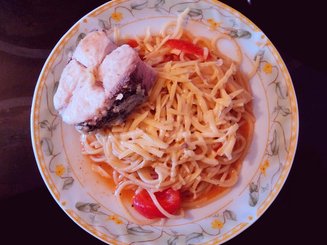 One Pan Pasta (паста и соус в одной сковороде)