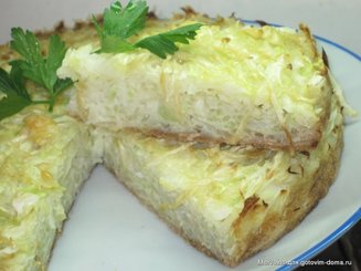 Быстрый пирог с капустой