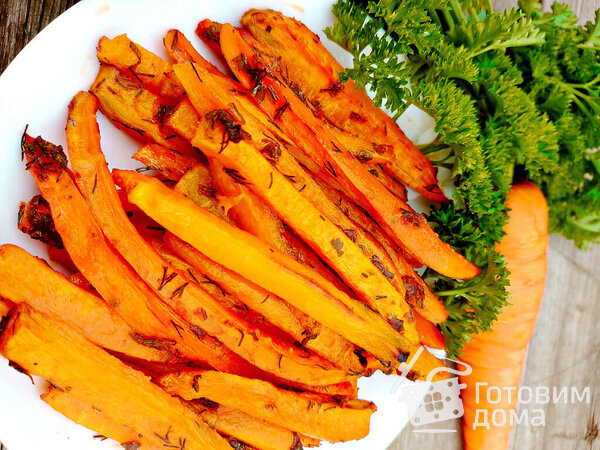 Запечённая морковь с кетчупом ТМ &quot;МахеевЪ&quot;  &quot;Томатный без сахара и крахмала&quot; фото к рецепту 8