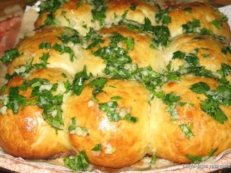 Пампушки с чесноком