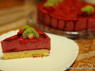 Délice au cassis - Торт-мусс с чёрной смородиной (2 варианта)