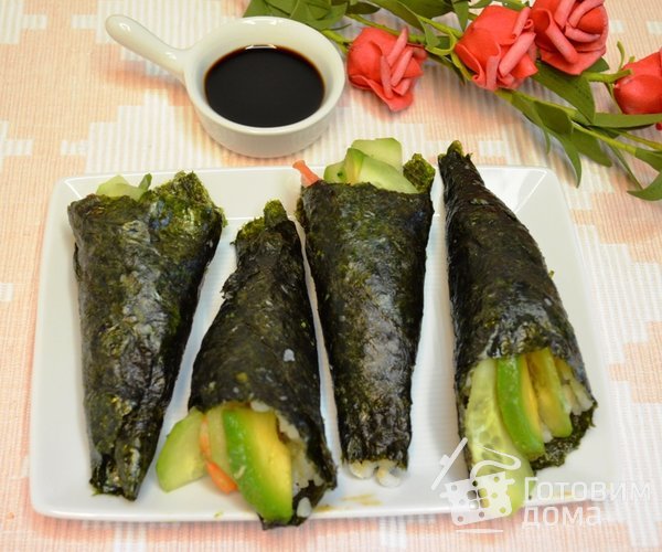 Temaki Темаки фото к рецепту 3