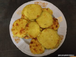 Кабачки с сыром и чесноком в духовке