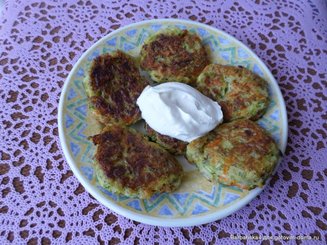 Драники из цуккини с сыром