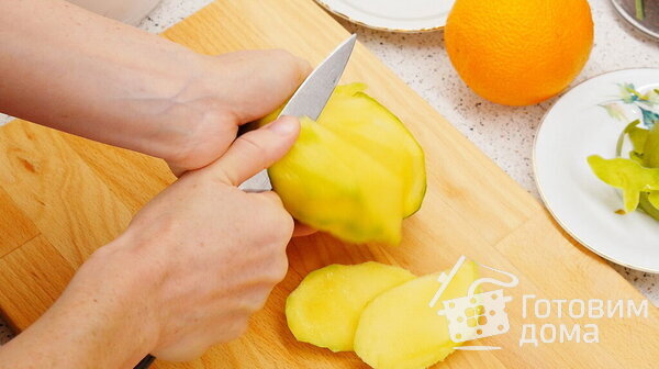 Противоавитаминозный смузи с мятой, апельсином, ананасом и манго фото к рецепту 5